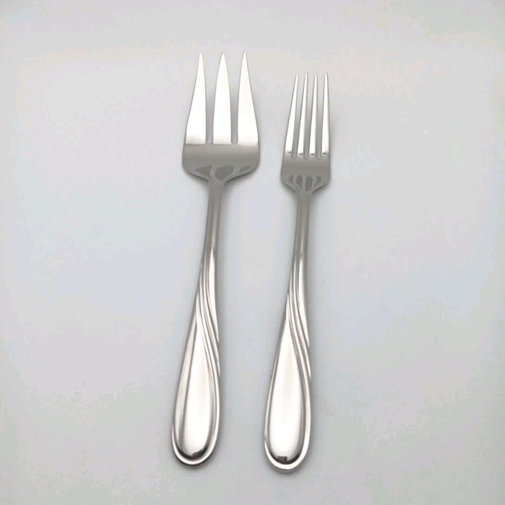 Lenox Summerville Serving & Place Forks 18/10 Stainless Flatware Vietnam New